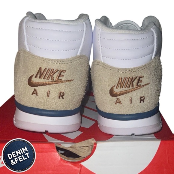 Nike Men’s Air Trainer 1 Shoes, Limestone/Ale Brown/White/Vale | NEW/NIB! - Picture 12 of 16
